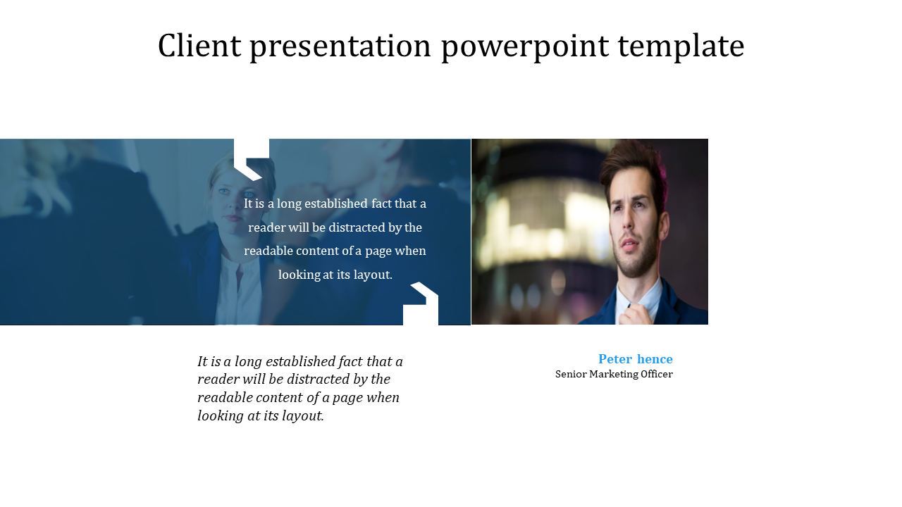 client presentation powerpoint template